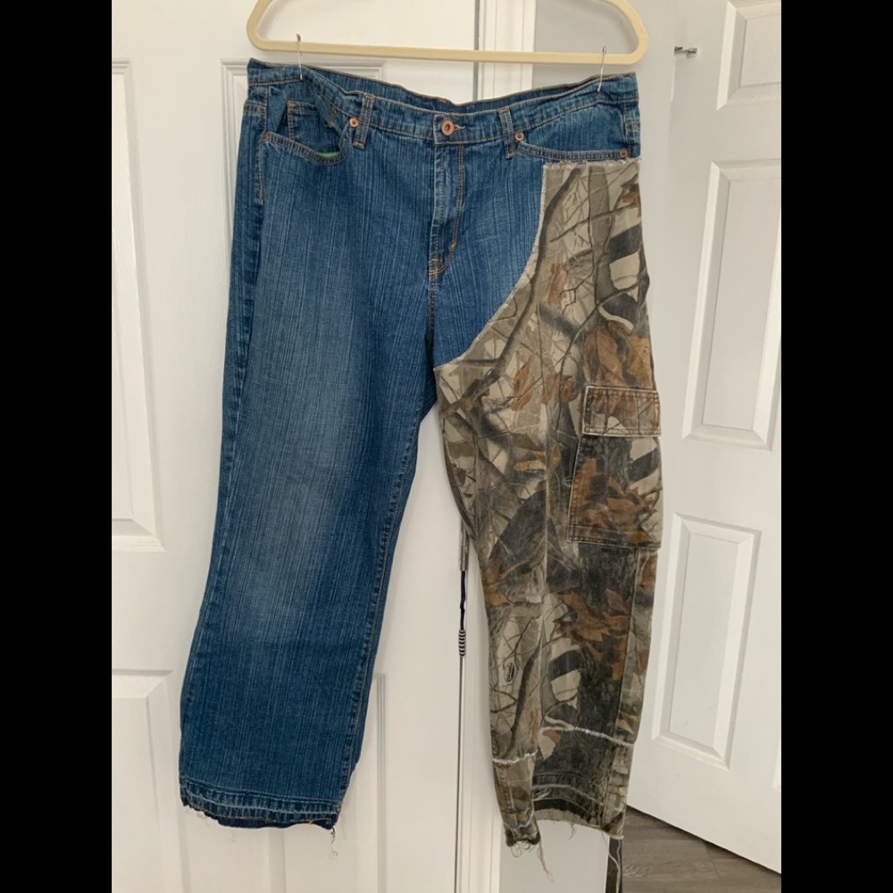 Half Camo Denims